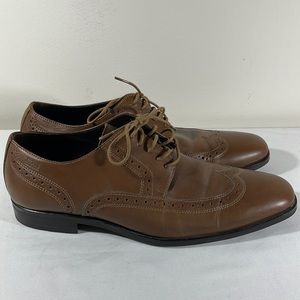Hugo Boss Brown Wingtip 8.5 Shoes